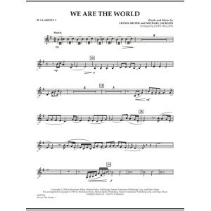 We Are The World - Bb Clarinet 2