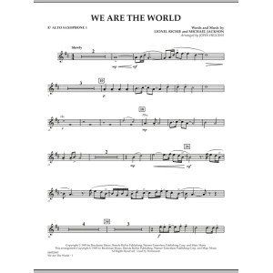 We Are The World - Eb Altsaxophon 1