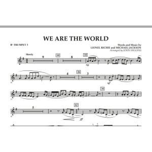 We Are The World - Bb Trumpet 3