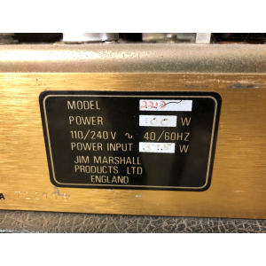 Marshall JCM 800 Lead Series Model 2210 Volume Head with Reverb 1985