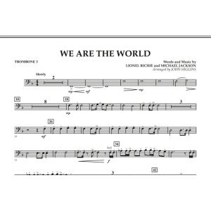 We Are The World - Trombone 3
