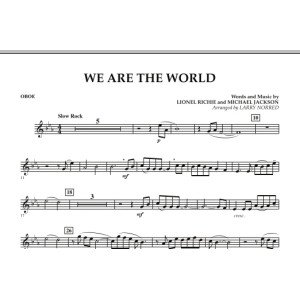 We Are The World - Oboe