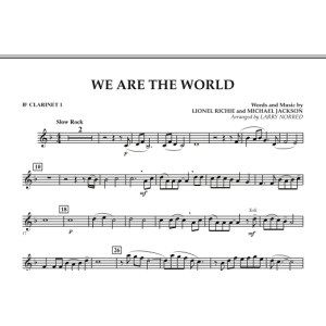 We Are The World - Bb Clarinet 1