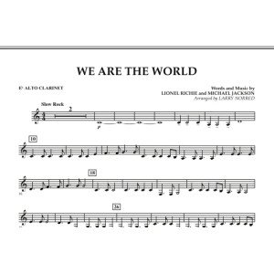 We Are The World - Eb Alto Clarinet