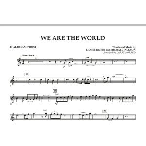 We Are The World - Alto Saxophone