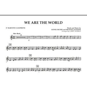 We Are The World - Eb Baritone Saxophone