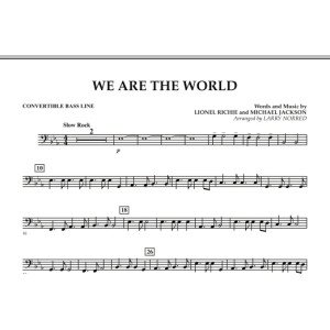 We Are The World - Convertible Bass Line