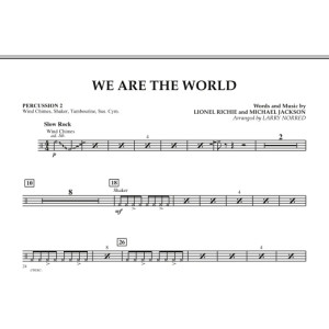 We Are The World - Percussion 2
