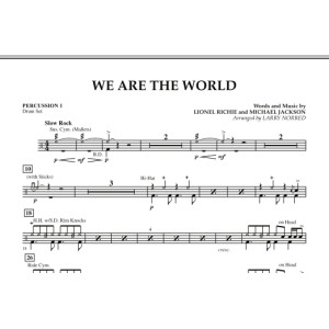 We Are The World - Percussion 1