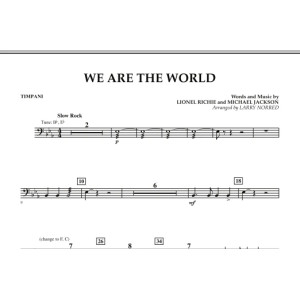 We Are The World - Timpani
