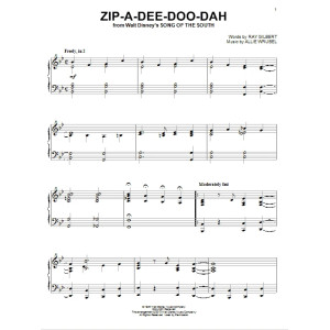 Zip-A-Dee-Doo-Dah (from Song Of The South)