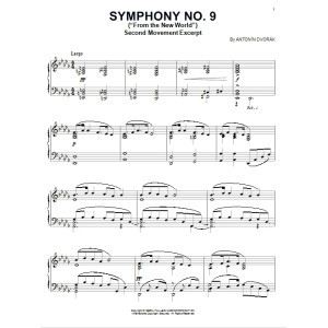 Symphony No. 9 In E Minor (From The New World), Second Movement Excerpt