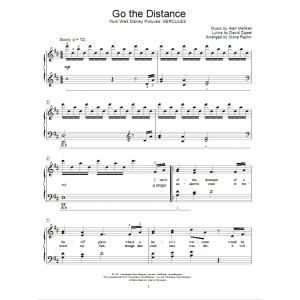 Go The Distance (from Hercules) (arr. Mona Rejino)