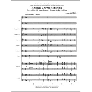 Rejoice! Kröne ihn zum König - Full Score