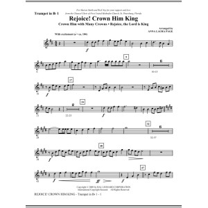 Rejoice! Crown Him King - Bb Trompete 1