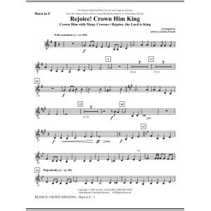 Rejoice! Crown Him King - F Horn