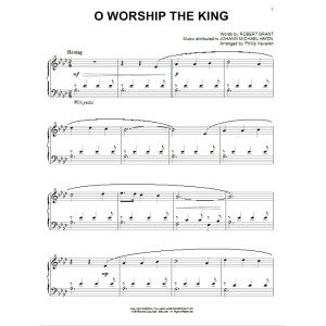 O Worship The King (arr. Phillip Keveren)
