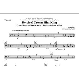 Rejoice! Crown Him King - Timpani