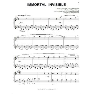 Immortal, Invisible (arr. Phillip Keveren)