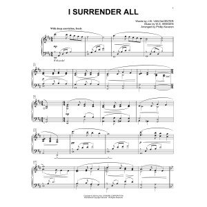 I Surrender All (arr. Phillip Keveren)