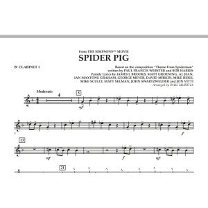 Spider Pig (from The Simpsons Movie) - Bb Clarinet 1