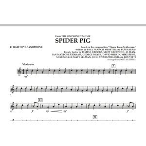 Spider Pig (from The Simpsons Movie) - Eb Baritone Saxophone