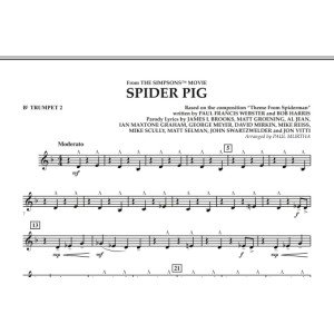 Spider Pig (from The Simpsons Movie) - Bb Trumpet 2
