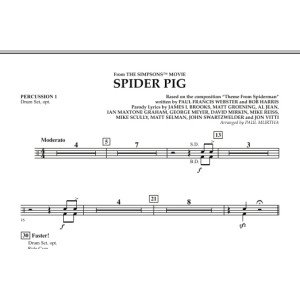 Spider Pig (from The Simpsons Movie) - Percussion 1