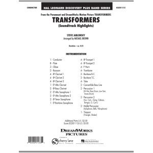 Transformers Soundtrack Highlights - Full Score