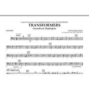 Transformers Soundtrack Highlights - Bassoon