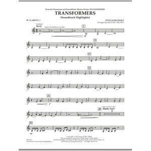 Transformers Soundtrack Highlights - Bb Clarinet 2