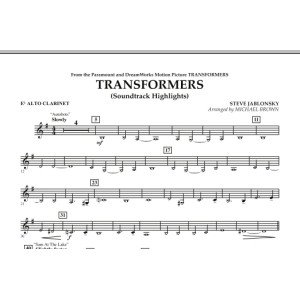 Transformers Soundtrack Highlights - Eb Alto Clarinet