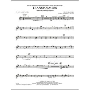 Transformers Soundtrack Highlights - Eb Alto Saxophone 1