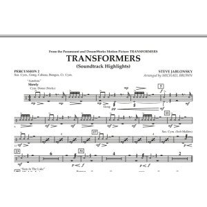 Transformers Soundtrack Highlights - Percussion 2