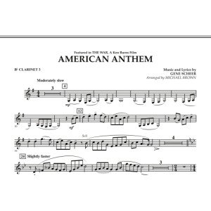 American Anthem (from The War) - Bb Clarinet 3