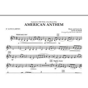 American Anthem (from The War) - Eb Alto Clarinet