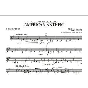 American Anthem (from The War) - Bb Bass Clarinet