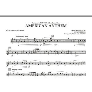 American Anthem (from The War) - Bb Tenor Saxophone