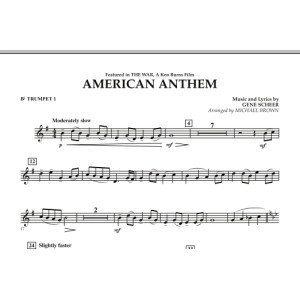 American Anthem (from The War) - Bb Trumpet 1