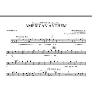 American Anthem (from The War) - Trombone 1