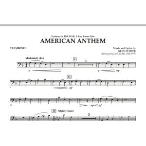 American Anthem (from The War) - Trombone 2