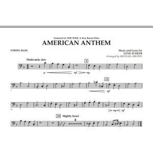 American Anthem (from The War) - String Bass