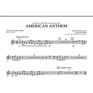 American Anthem (from The War) - Mallet Percussion