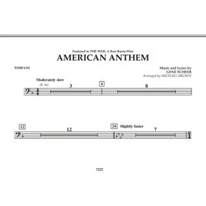 American Anthem (from The War) - Timpani