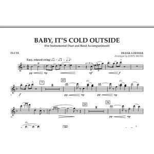 Baby, It's Cold Outside - Flute