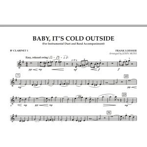 Baby, It's Cold Outside - Bb Clarinet 1