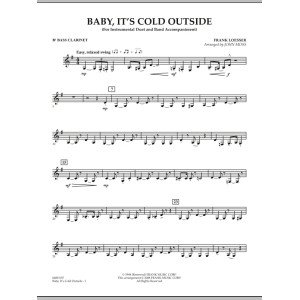 Baby, It's Cold Outside - Bb Bass Clarinet