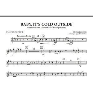 Baby, It's Cold Outside - Eb Alto Saxophone 1