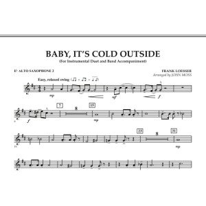 Baby, It's Cold Outside - Eb Alto Saxophone 2