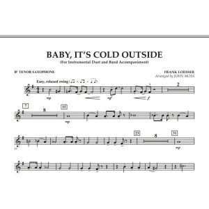 Baby, It's Cold Outside - Bb Tenor Saxophone